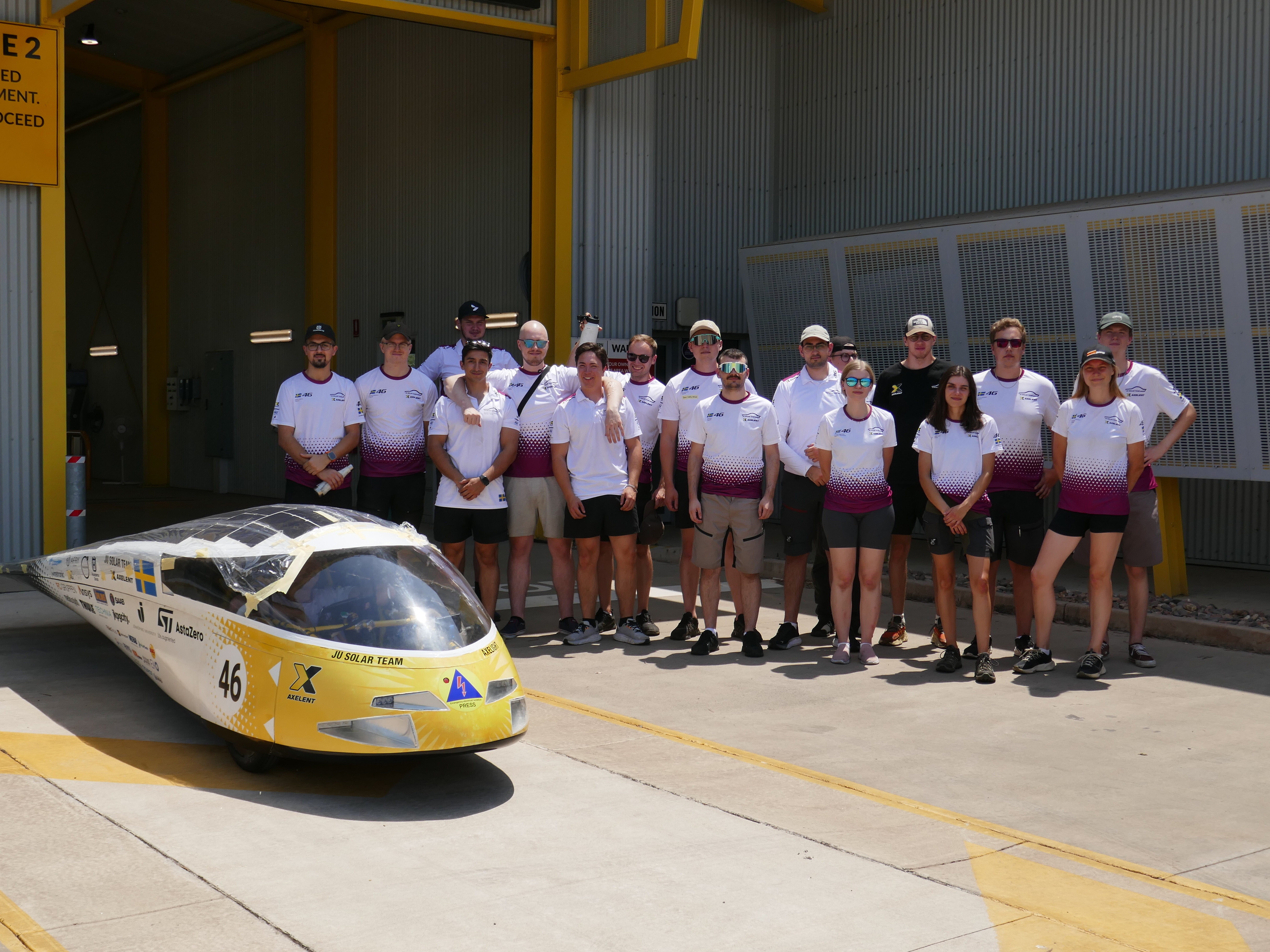JU Solar Team in Australia.