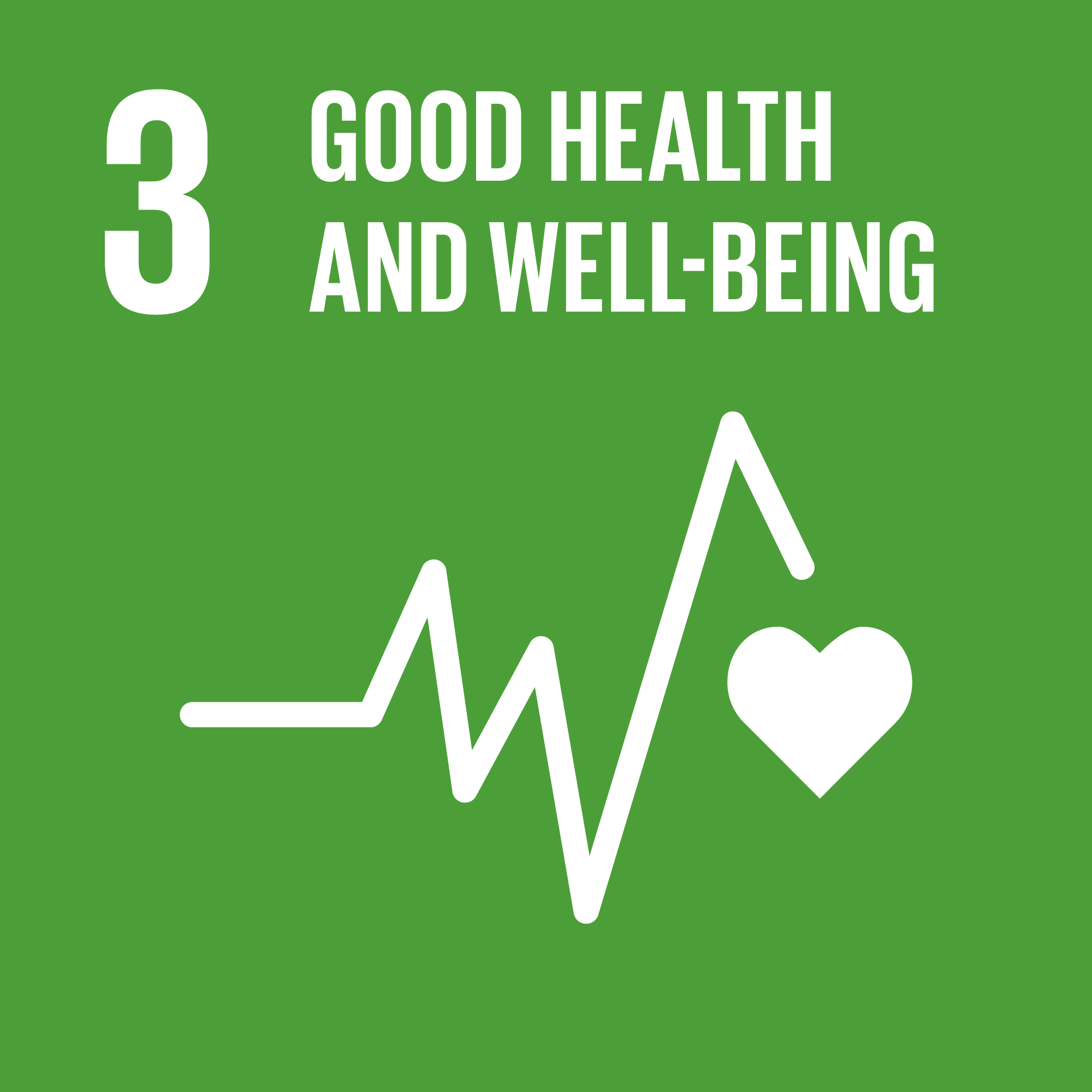 Agenda 2030 goal number 3 Good health and well-being