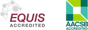equis and aacsb accredited logo
