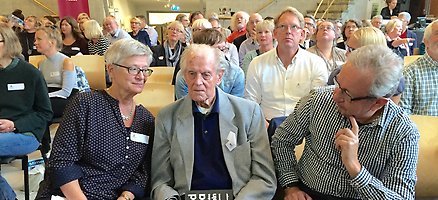 Från folkbildningens forskningsdag 2015, fr.v. Eva Önnesjö, Gösta Vestlund och Bernt Gustavsson.