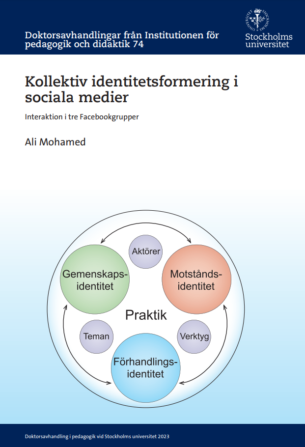 Kollektiv identitetsformering i sociala medier. Interaktion i tre Facebookgrupper. Ali Mohamed, Stockholms universitet.
