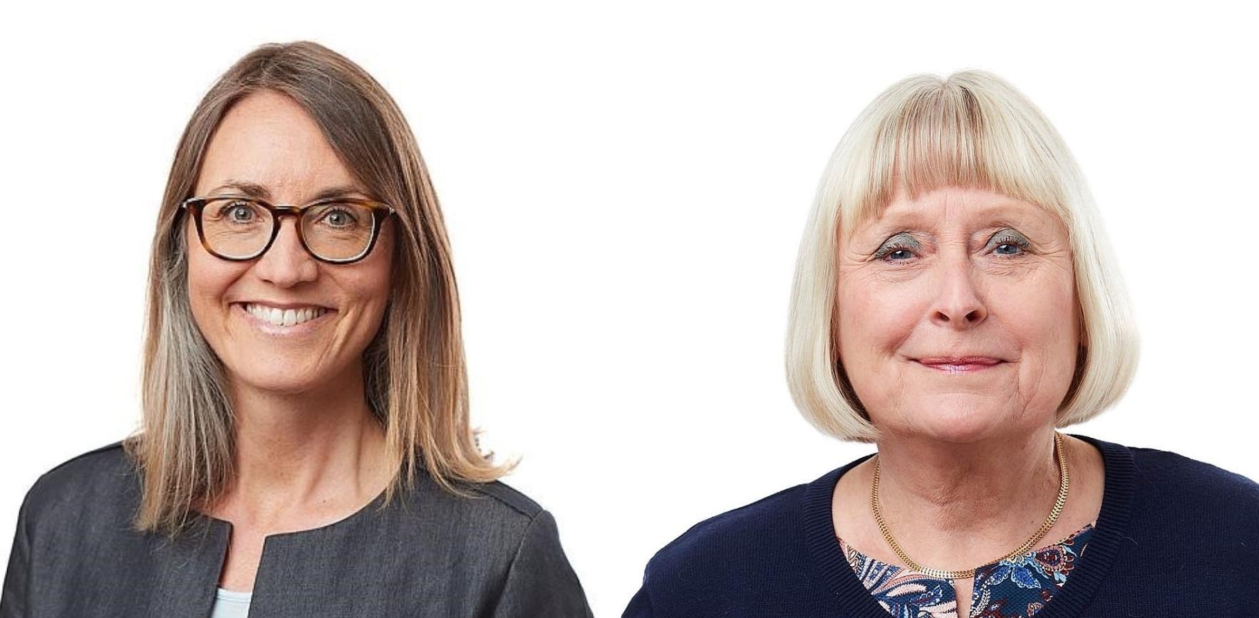 Cecilia Bjursell och Anita Björklund Carlstedt